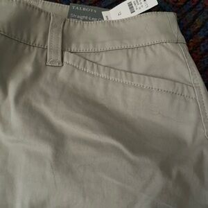 Talbots Cream Straight Leg Pants